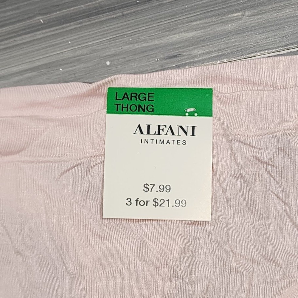 Alfani Intimates Thong Panties Underwear 3 Pair Size Large - Picture 5 of 8